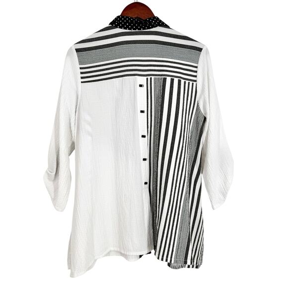 Moonlight by Y & S Small Wearable Art to Wear Artsy Shirt Top Abstract Mature - Picture 8 of 8